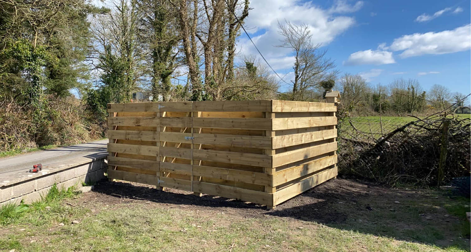 Fencing for bin storage